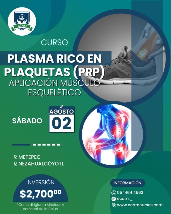curso plasma rico en plaquetas