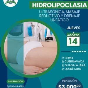 curso hidrolipoclasia ultrasónica, masaje reductivo y drenaje linfático