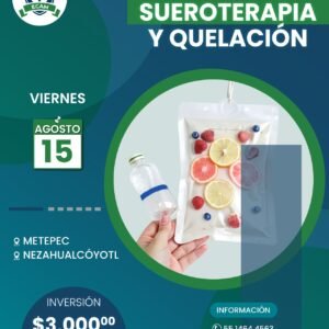 curso sueroterapia y quelación