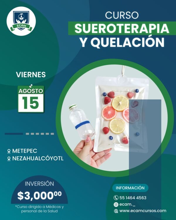 curso sueroterapia y quelación