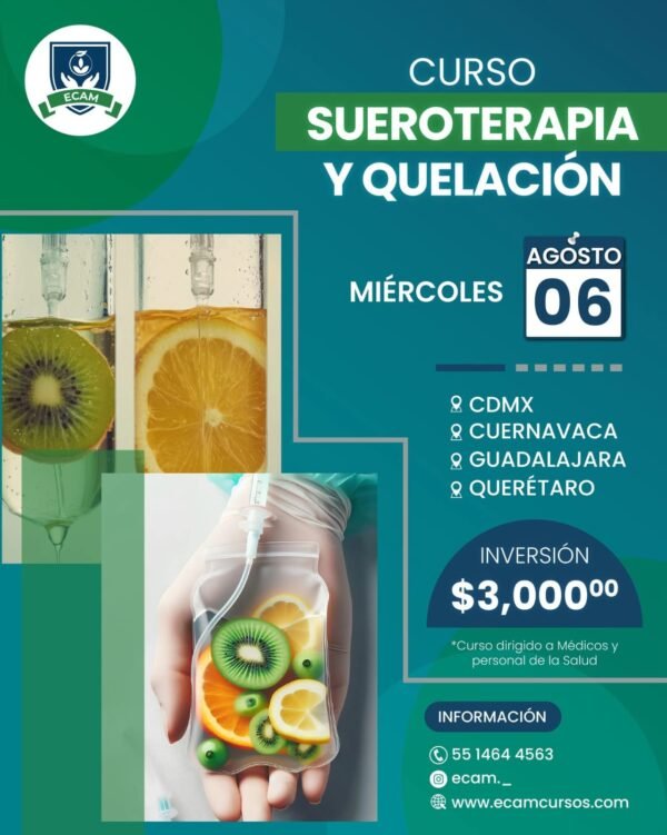 curso de sueroterapia y quelación