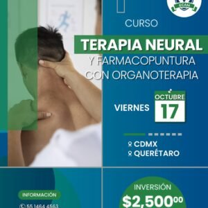curso terapia neural y farmacopuntura con organoterapia
